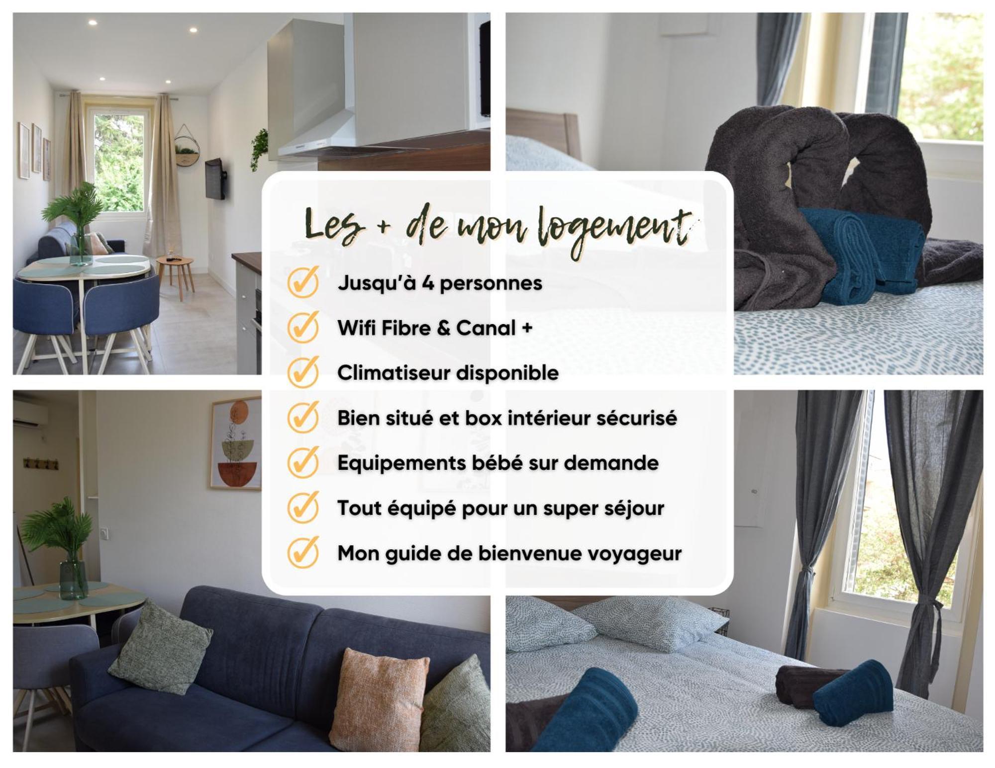 Appartement Elegant T2 A Bron, Tramway A 2Min, Box Parking, 4Personnes Extérieur photo